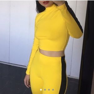 Dollskill yellow crop top